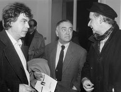 Con G. Uncini, C. Verna, Galleria Banchi Nuovi,  Roma, 1991 