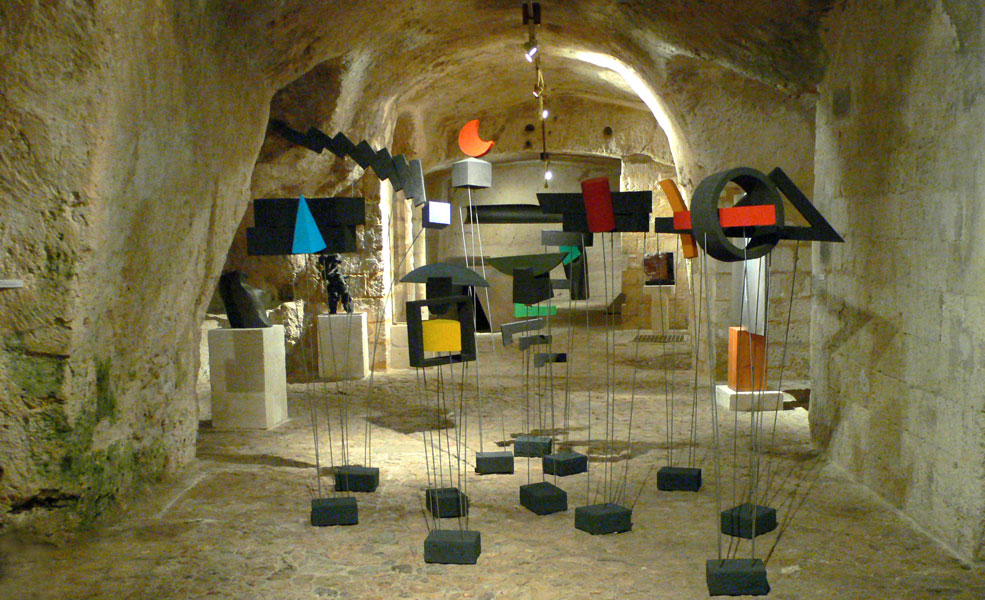 Presepe, 2009, Legno e metallo, 14 elementi, h cm 200, MUSMA, Matera