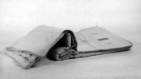 Libro, 1976 fotocopie su tela cm. 70x60