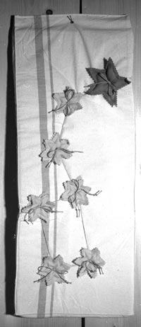 Orsa maggiore, 1973 tele miste, cm 25x50